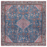 Safavieh Tucson 6'-0" x 6'-0" Rug in Blue / Rust