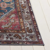 Safavieh Tucson 4'-0" x 6'-0" Rug in Blue / Rust