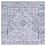 Safavieh Tucson 6'-0" x 6'-0" Rug in Grey / Light Fuchsia