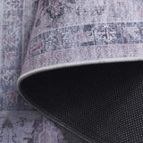Safavieh Tucson 4'-0" x 6'-0" Rug in Grey / Light Fuchsia
