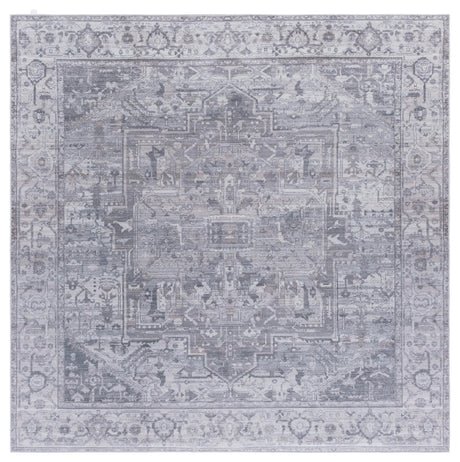 Safavieh Tucson 6'-0" x 6'-0" Rug in Grey / Light Grey