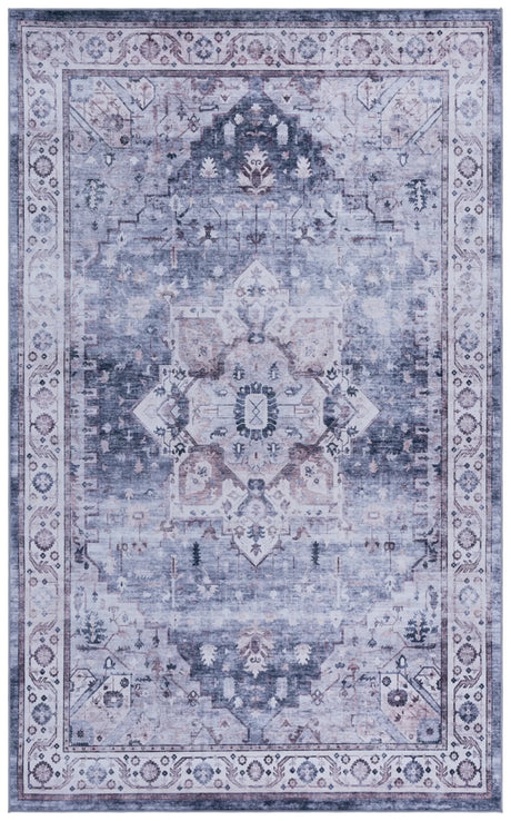 Safavieh Tucson 4'-0" x 6'-0" Rug in Grey / Light Purple