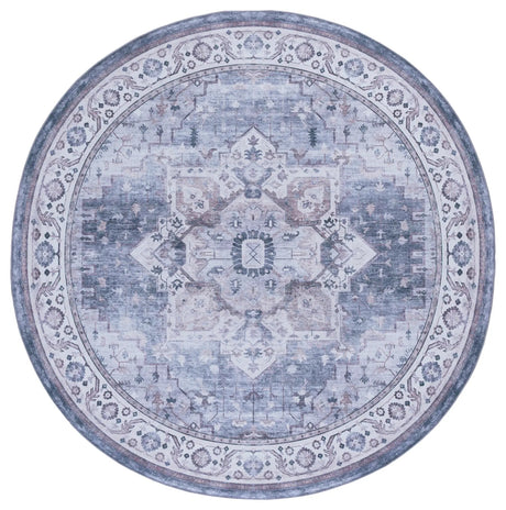 Safavieh Tucson 6'-0" x 6'-0" Rug in Grey / Light Purple