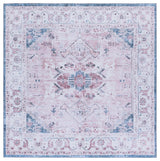 Safavieh Tucson 6'-0" x 6'-0" Rug in Light Pink / Blue