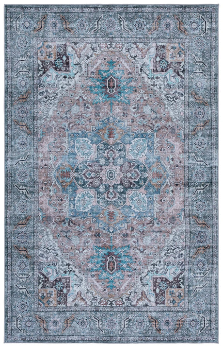 Safavieh Tucson 4'-0" x 6'-0" Rug in Copper / Green