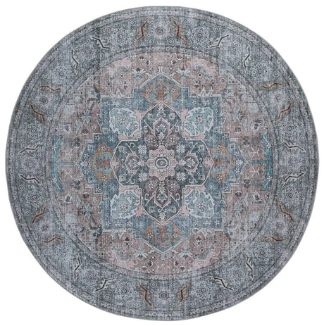 Safavieh Tucson 6'-0" x 6'-0" Rug in Copper / Green