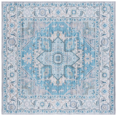 Safavieh Tucson Tsn913B Grey/Turquoise Rug.