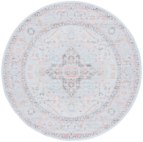 Safavieh Tucson 6'-0" x 6'-0" Rug in Light Grey / Light Green
