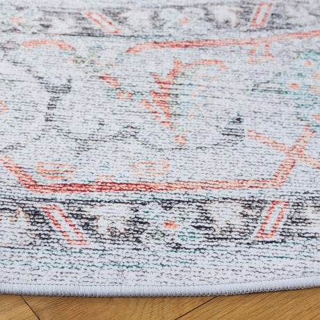 Safavieh Tucson 6'-0" x 6'-0" Rug in Light Grey / Light Green