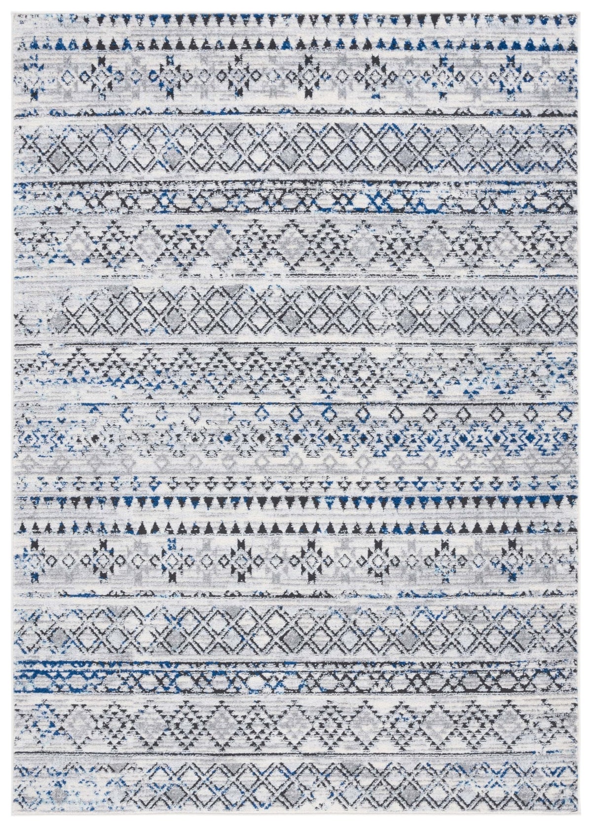 Safavieh Tulum Tul663H Ivory Grey/Grey Blue Rug.
