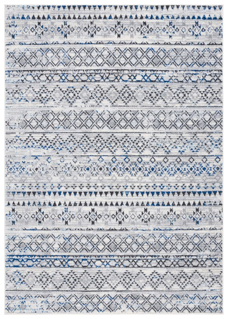 Safavieh Tulum Tul663H Ivory Grey/Grey Blue Rug.