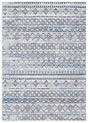 Safavieh Tulum Tul663H Ivory Grey/Grey Blue Rug.
