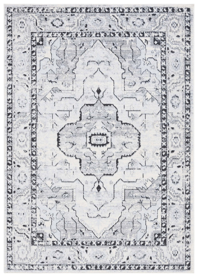 Safavieh Tulum Tul664A Ivory Grey/Charcoal Rug.
