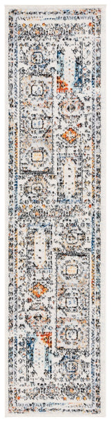 Safavieh Tulum Tul667A Ivory Grey/Blue Rust Rug.