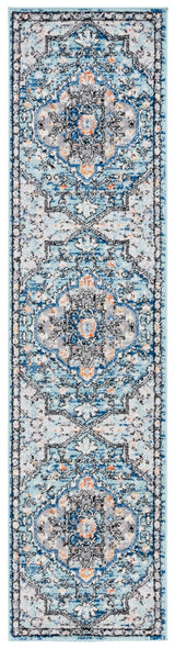 Safavieh Tulum Tul668M Blue Grey/Rust Rug.