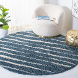 Safavieh Venus Shag Vns603K Turquoise/Ivory Rug.