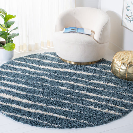 Safavieh Venus Shag Vns603K Turquoise/Ivory Rug.