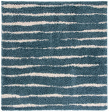Safavieh Venus Shag Vns603L Ivory/Turquoise Rug.