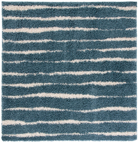 Safavieh Venus Shag Vns603L Ivory/Turquoise Rug.