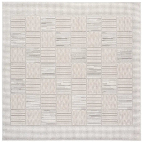 Safavieh Veranda 6'-7" x 6'-7" Rug in Ivory / Beige