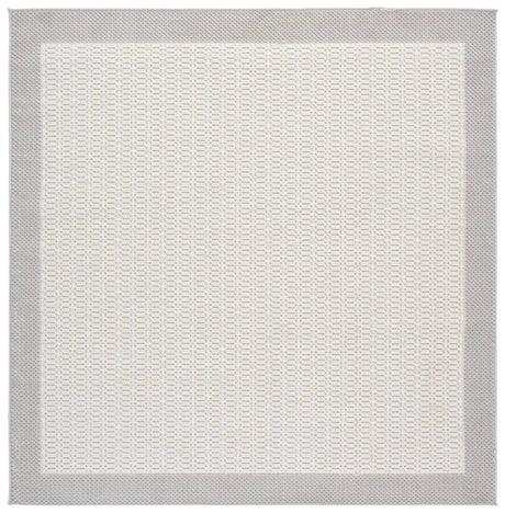 Safavieh Veranda 6'-7" x 6'-7" Rug in Ivory / Grey