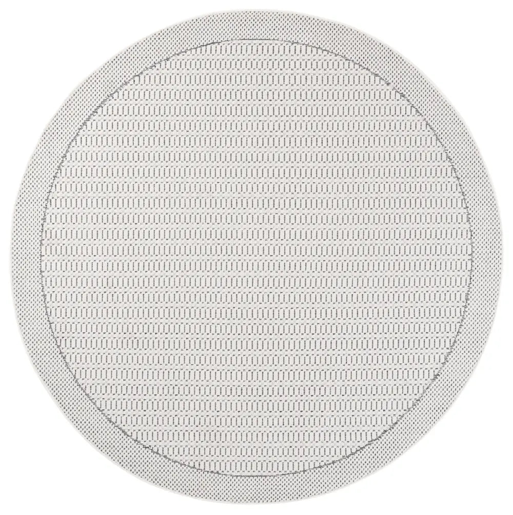 Safavieh Veranda 6'-7" x 6'-7" Rug in Ivory / Dark Grey
