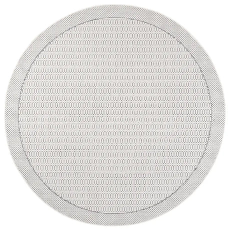 Safavieh Veranda 6'-7" x 6'-7" Rug in Ivory / Dark Grey