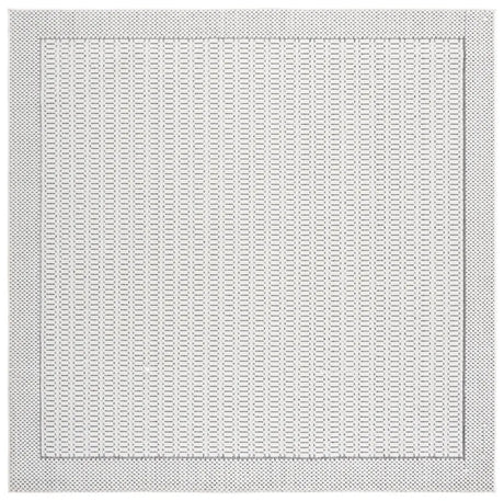 Safavieh Veranda 6'-7" x 6'-7" Rug in Ivory / Dark Grey