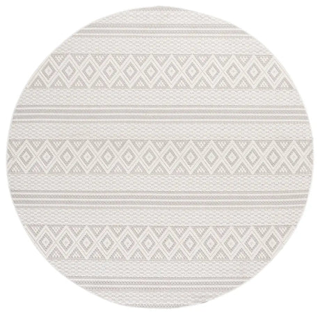 Safavieh Veranda 6'-7" x 6'-7" Rug in Ivory / Grey