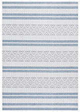 Safavieh Veranda 5'-3" x 7'-6" Rug in Ivory / Blue Grey