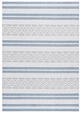 Safavieh Veranda 4'-0" x 6'-0" Rug in Ivory / Blue Grey