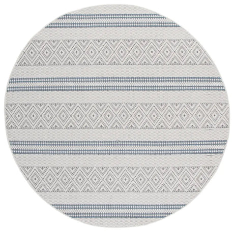 Safavieh Veranda 6'-7" x 6'-7" Rug in Ivory / Blue Grey