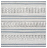 Safavieh Veranda 6'-7" x 6'-7" Rug in Ivory / Blue Grey