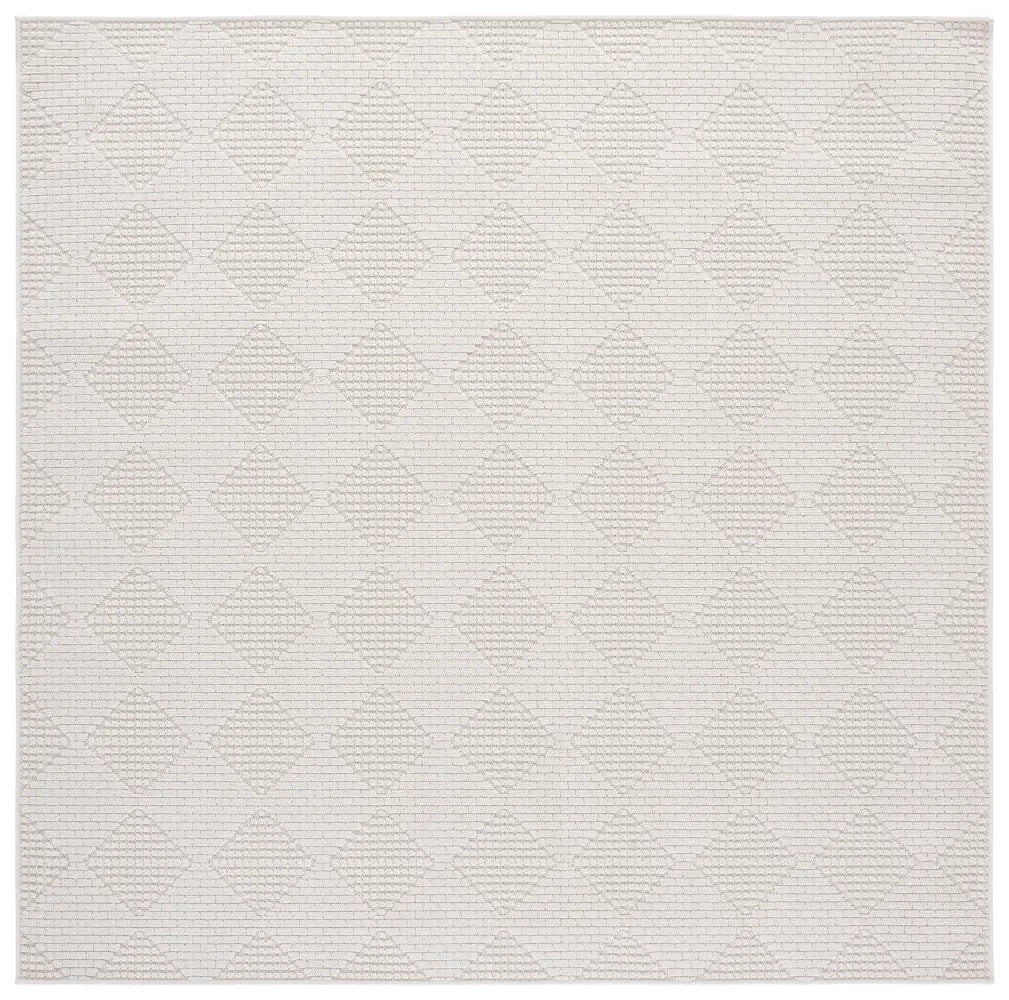 Safavieh Veranda 6'-7" x 6'-7" Rug in Ivory / White
