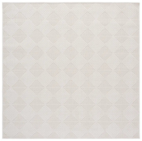 Safavieh Veranda 6'-7" x 6'-7" Rug in Ivory / White