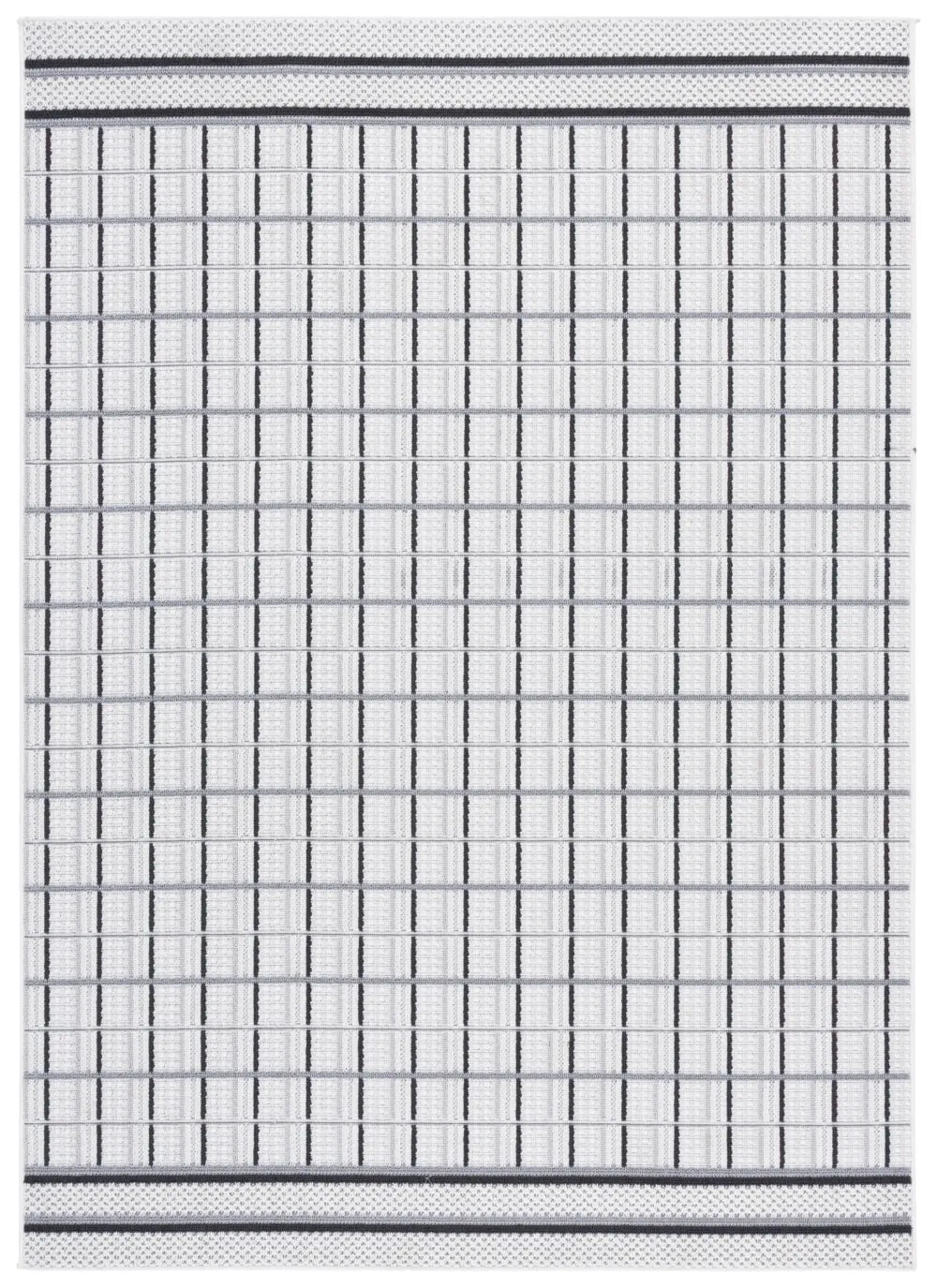 Safavieh Veranda 5'-3" x 7'-6" Rug in Grey / Dark Grey