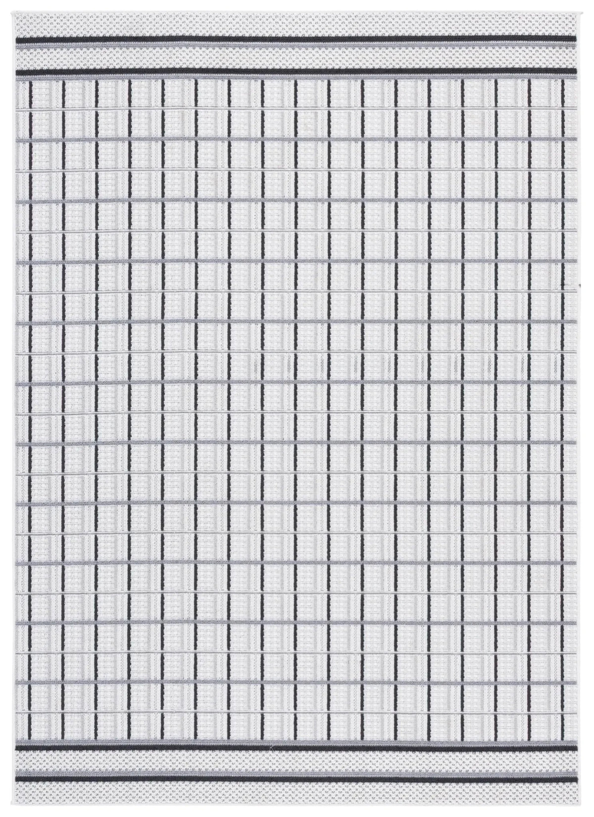 Safavieh Veranda 4'-0" x 6'-0" Rug in Grey / Dark Grey