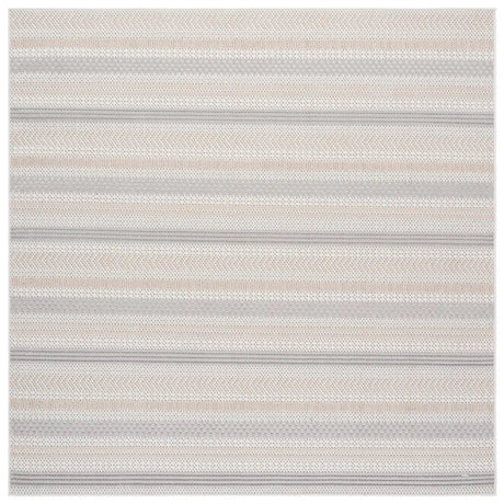 Safavieh Veranda 6'-7" x 6'-7" Rug in Ivory / Beige Grey