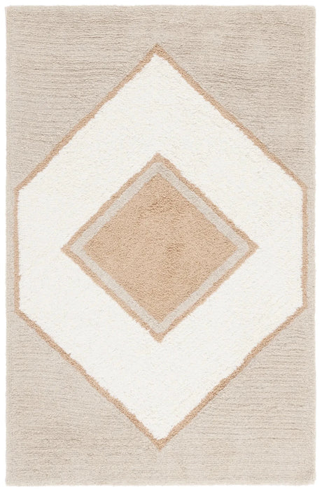 Safavieh Vermont 4'-0" x 6'-0" Rug in Ivory / Brown