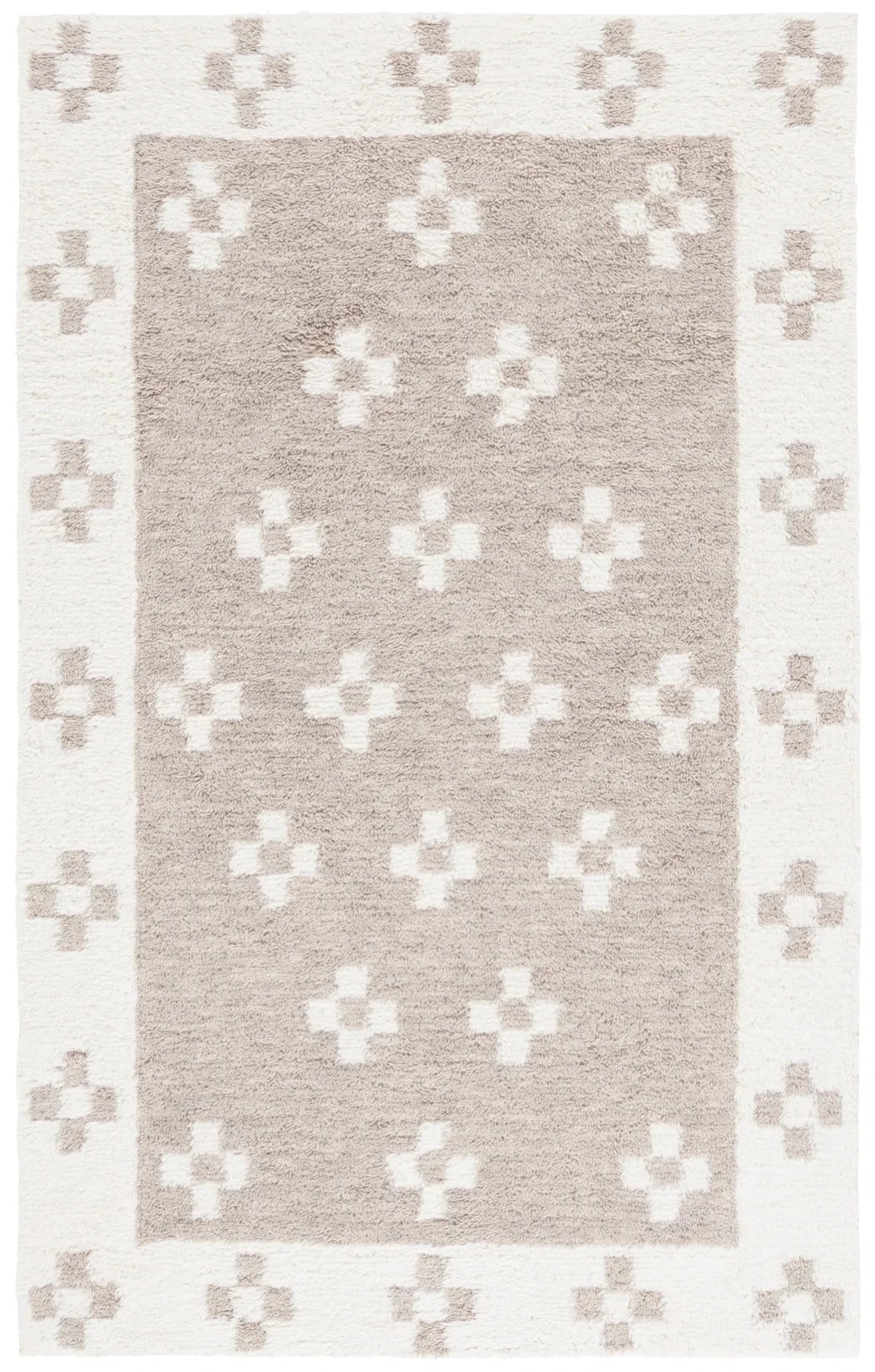 Safavieh Vermont 4'-0" x 6'-0" Rug in Beige / Ivory