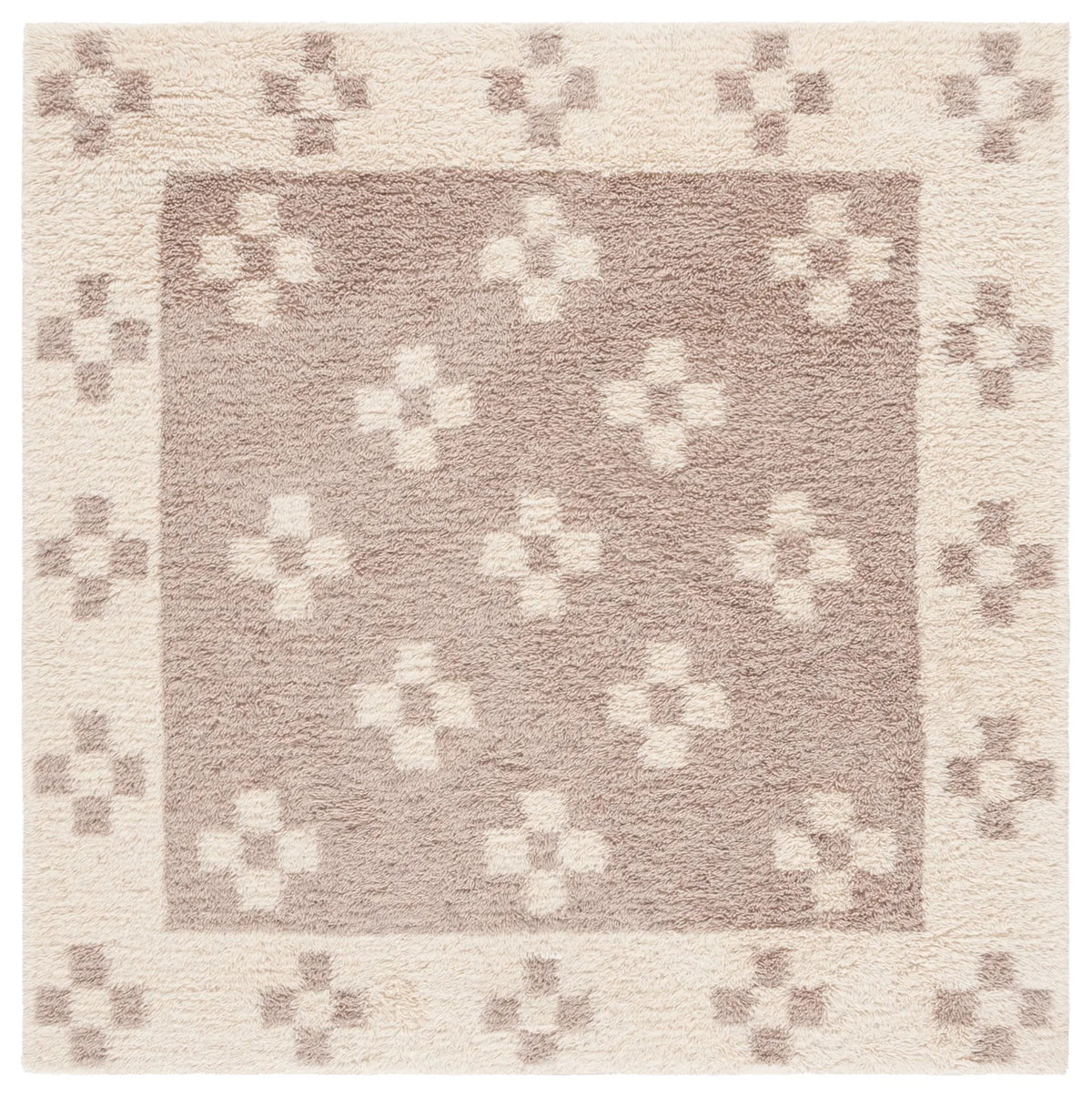 Safavieh Vermont 6'-0" x 6'-0" Rug in Beige / Ivory