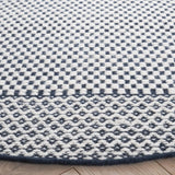 Safavieh Vermont 6'-0" x 6'-0" Rug in Navy / Ivory