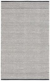 Safavieh Vermont 4'-0" x 6'-0" Rug in Black / Ivory