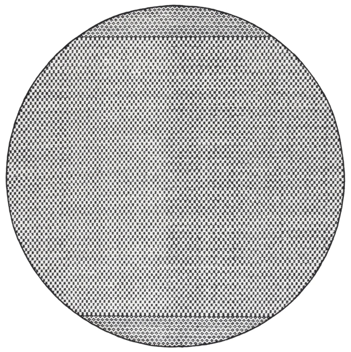 Safavieh Vermont 6'-0" x 6'-0" Rug in Black / Ivory
