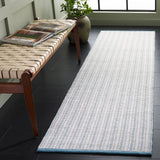 Safavieh Vermont 2'-3" x 8'-0" Rug in Turquoise / Ivory
