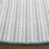 Safavieh Vermont 6'-0" x 6'-0" Rug in Turquoise / Ivory