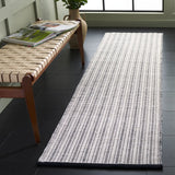 Safavieh Vermont 2'-3" x 8'-0" Rug in Black / Ivory