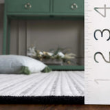 Safavieh Vermont 4'-0" x 6'-0" Rug in Black / Ivory