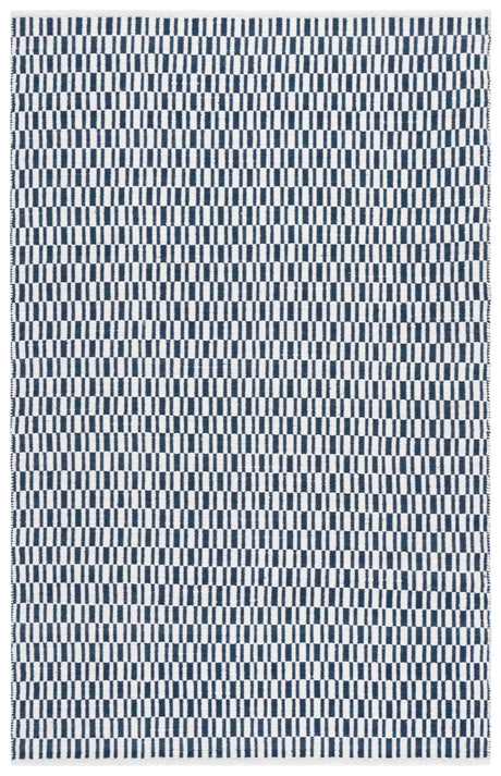 Safavieh Vermont 4'-0" x 6'-0" Rug in Navy / Ivory