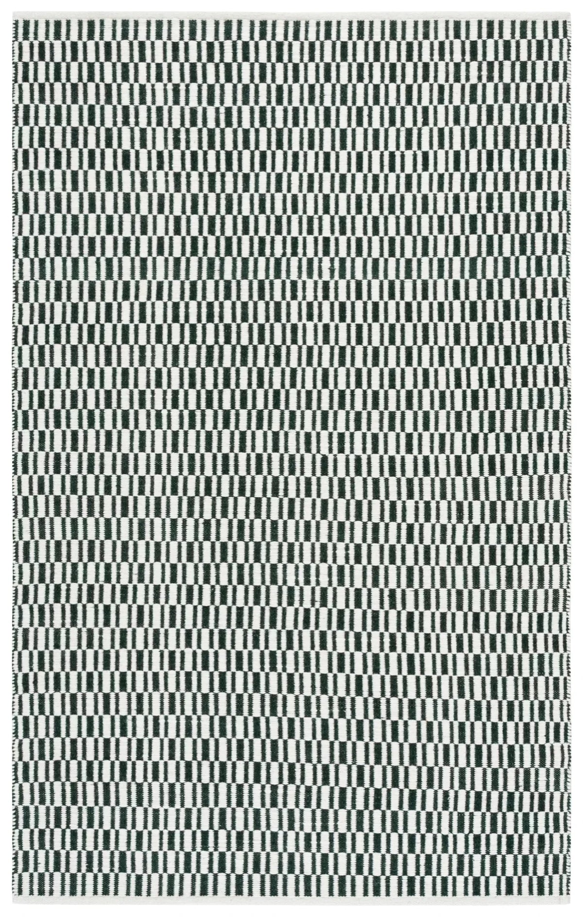 Safavieh Vermont 4'-0" x 6'-0" Rug in Dark Green / Ivory